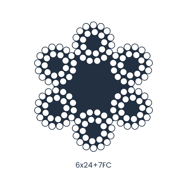 6×24 Steel Wire Rope 6×24 Steel Wire Rope