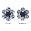 6&times;19+FC PVC Coated Steel Wire Rope