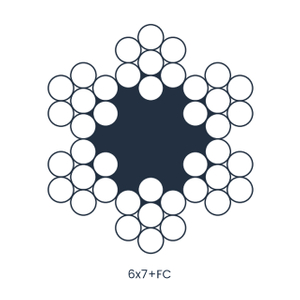 6x19+IWRC PVC Coated Steel Wire Rope