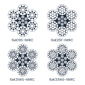 Compact Strand Wire Ropes, 6 Strands