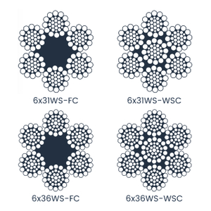 6&times;31WS-FC Hanging Basket Steel Wire Rope