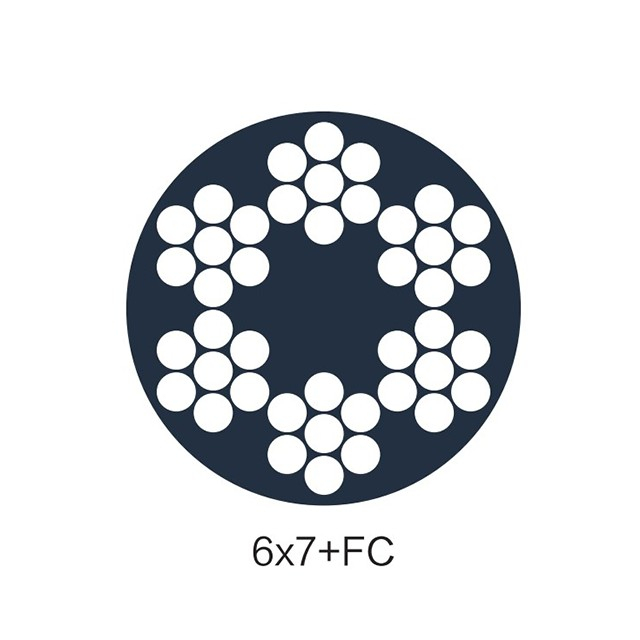 6x7+FC PVC/PP/PE/PU/PA Coated Cable