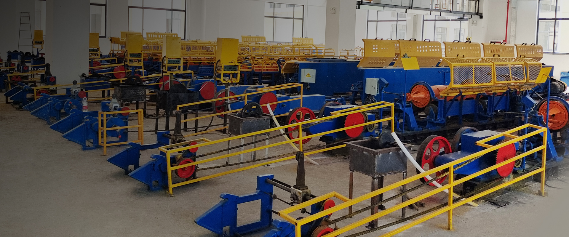 Professional equipment in steel wire rope manufacturing facility